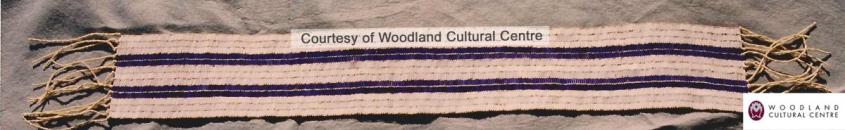 two row Wampum belt